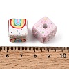 Printed Opaque Acrylic Beads AC-CBA4549-01-3