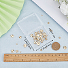 56Pcs 4 Style Brass Beads KK-CN0002-76-3