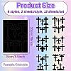 12 Sheets 6 Styles Religion Self-Adhesive PVC Waterproof Picture Stickers DIY-WH0605-005-2