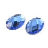 Electroplate Glass Cabochons GGLA-R007-04-2