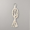 Cotton Macrame Plant Hangers AJEW-WH0314-61-1