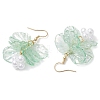 Acrylic Leaf Dangle Earrings EJEW-JE06183-02-4