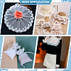 15Yards Milk Fiber Embroidery Flower Lace Trim OCOR-ME0001-19-4