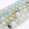 Natural Aquamarine Beads Strands G-G802-02B-1