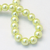 Baking Painted Glass Pearl Round Bead Strands HY-Q003-10mm-46-4