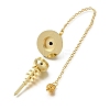Brass Chakra Stabilizer Pointed Dowsing Pendulums Chain KK-CBA168E-02-3