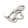 201 Stainless Steel Pendants STAS-F316-05P-02-2