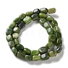 Dyed Natural Chinese Southern Jade Beads Strands G-P497-01D-01-3