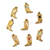 304 Stainless Steel Enamel Pendants STAS-B097-26G-06-1