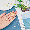 SUPERFINDINGS 16Pcs 2 Style Brass Charms KK-FH0005-34-3