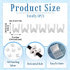 6Pcs 925 Sterling Silver Hollow Initial Beads STER-TA0001-53W-5