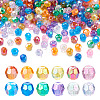  1080Pcs 12 Style Transparent Acrylic Beads PACR-TA0001-11-13