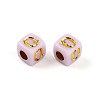 Plating Acrylic Beads OACR-N140-01H-Q-2