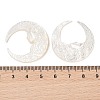 Natural White Shell Carved Cabochons SSHEL-C012-11-3