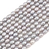 Natural Cultured Freshwater Pearl Beads Strands PEAR-F020-06-2