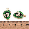 Alloy Enamel Pendants ENAM-N064-13KCG-4