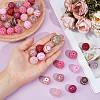 40Pcs 10 Colors Resin Rhinestone Beads RESI-PA0001-26B-3
