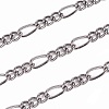 Iron Handmade Chains Figaro Chains Mother-Son Chains CHSM001Y-B-1