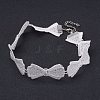Cloth Gothic Choker Necklaces NJEW-E085-22A-1