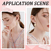 Brass Stud Earring Findings KK-BBC0028-29B-5