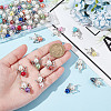 Acrylic & Alloy Pendants PALLOY-HY00029-3
