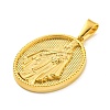 Ion Plating(IP) 304 Stainless Steel Pendants STAS-R231-18G-20-2