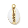 Rack Plating Brass Enamel Pendants KK-G515-19G-01-1