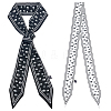 2Pcs 2 Colors Protection Polyester Scarf for Women DIY-CY0002-05-6