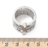 304 Stainless Steel Cubic Zirconia Finger Rings for Women Men RJEW-F189-06P-5