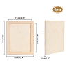 Olycraft Wood Painting Canvas Panels DIY-OC0003-84A-2