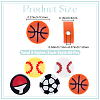 300Pcs 5 Styles Handmade Polymer Clay Beads CLAY-PA0001-30-2