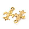 Ion Plating(IP) 304 Stainless Steel Pendants X-STAS-N103-105G-2