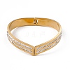 V-shape/Chevron Hinged Bangles BJEW-F439-06G-2