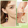 SUNNYCLUE 60Pcs 15 Style Rainbow Color Alloy Enamel Pendants ENAM-SC0003-23-5