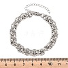 304 Stainless Steel Double Link Chain Bracelets for Women SA-H001-23P-5