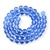 Transparent Glass Beads Strands GLAA-T032-T10mm-04-1-3