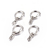 Zinc Alloy Keychain Clasp Findings X-E546-1-1-1