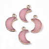 Druzy Resin Pendants RESI-S383-063-3