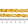 Transparent Electroplate Glass Beads Strands LS-EGLA-N013-T4mm-B04-4