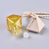 Empty Fragrance Oil Aromatic Perfume Oil Glass Pendant Decorations HJEW-WH0005-06C-2