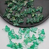 Handmade Golde Sand Lampwork Beads LAMP-WH0001-11K-1