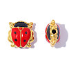 304 Stainless Steel with Enamel Beads SA-OY001-09G-1