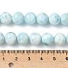 Natural Larimar Beads Strands G-B141-01-10mm-5