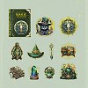 Magic Theme Waterproof PET Stickers Set DIY-G117-04E-2