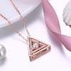 925 Sterling Silver Pendant Necklaces NJEW-BB30224-4