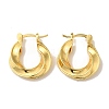 Rack Plating Brass Hoop Earrings EJEW-B062-28G-1