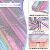 Rainbow Color Polyester Fabric DIY-WH0569-80A-4