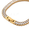 Cubic Zirconia Tennis Bracelet BJEW-M301-04G-01-3