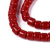 Opaque Solid Color Glass Beads Strands GLAA-N065-4x4mm-C05-3