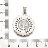 304 Stainless Steel Pendants STAS-B086-09C-P-3
